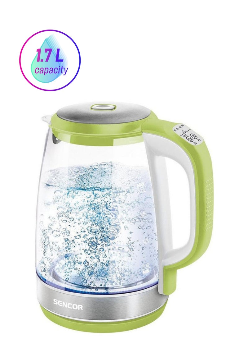 سنكور غلاية كهربائية 1.7 L 2200 W SWK 2197GG أخضر - Image 1