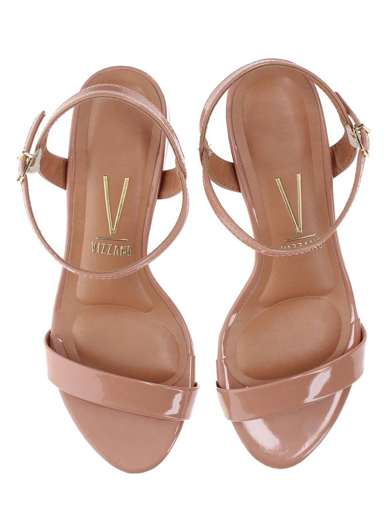 Vizzano Beige Mid Heel Sandals for Women – Stylish & Comfortable Footwear for Any Occasion for Women | Best Price UAE