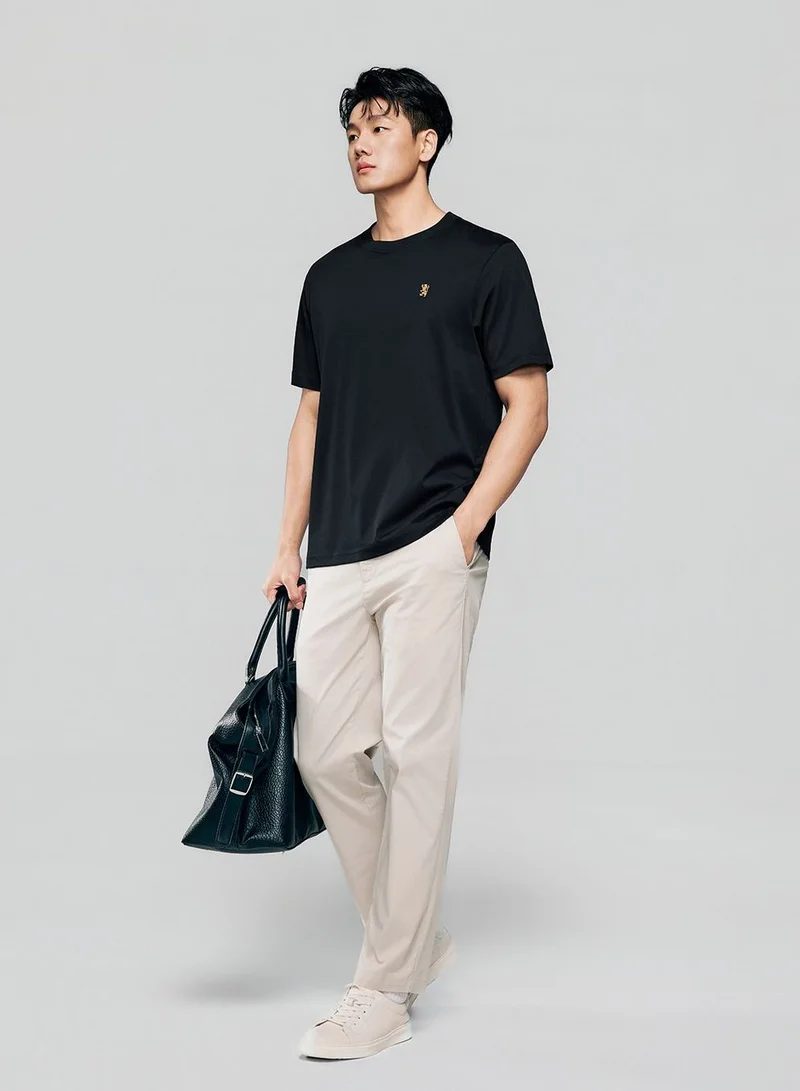 Giordano  Men Luxe Touch Mercerized Cotton Crew Tee for Men | Best Price UAE