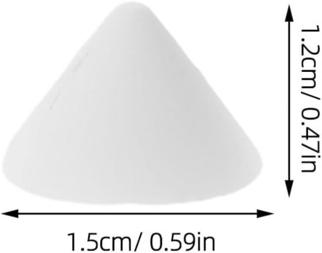 ifundom 100pcs Heat-Resistant Alumina Ceramic Kiln Nails Refractory Support Nails for Pottery Firing and Ceramic Kiln Stacking Sturdy Cone-Shaped for High-Temperature Reusable Pottery - Image 2