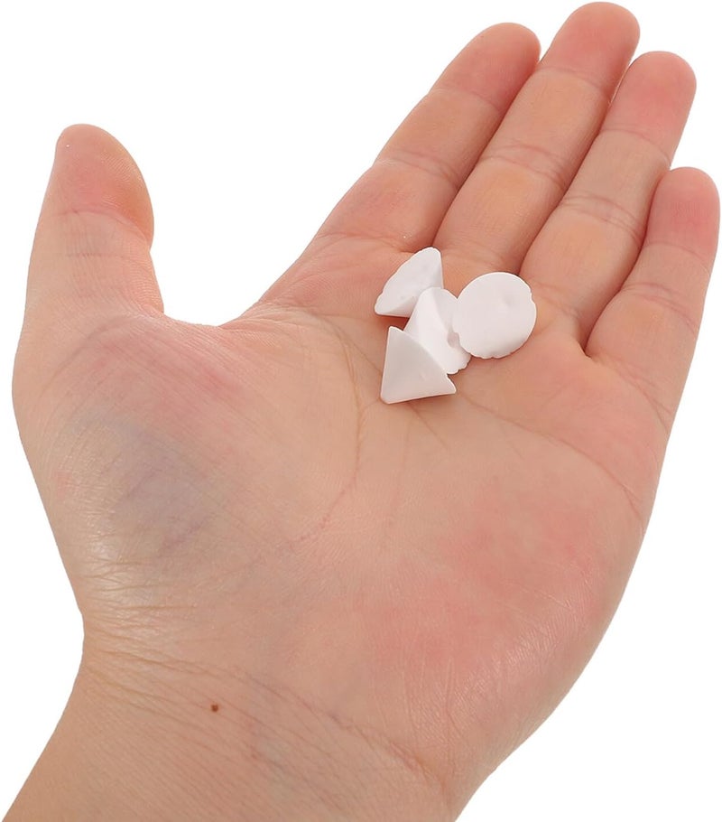 ifundom 100pcs Heat-Resistant Alumina Ceramic Kiln Nails Refractory Support Nails for Pottery Firing and Ceramic Kiln Stacking Sturdy Cone-Shaped for High-Temperature Reusable Pottery - Image 3