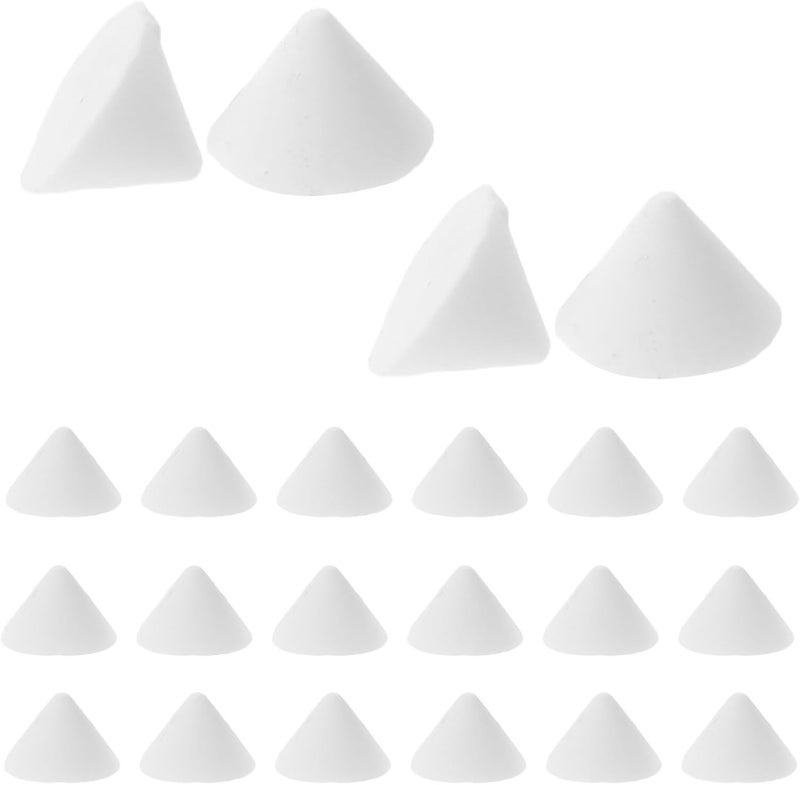 ifundom 100pcs Heat-Resistant Alumina Ceramic Kiln Nails Refractory Support Nails for Pottery Firing and Ceramic Kiln Stacking Sturdy Cone-Shaped for High-Temperature Reusable Pottery - Image 1