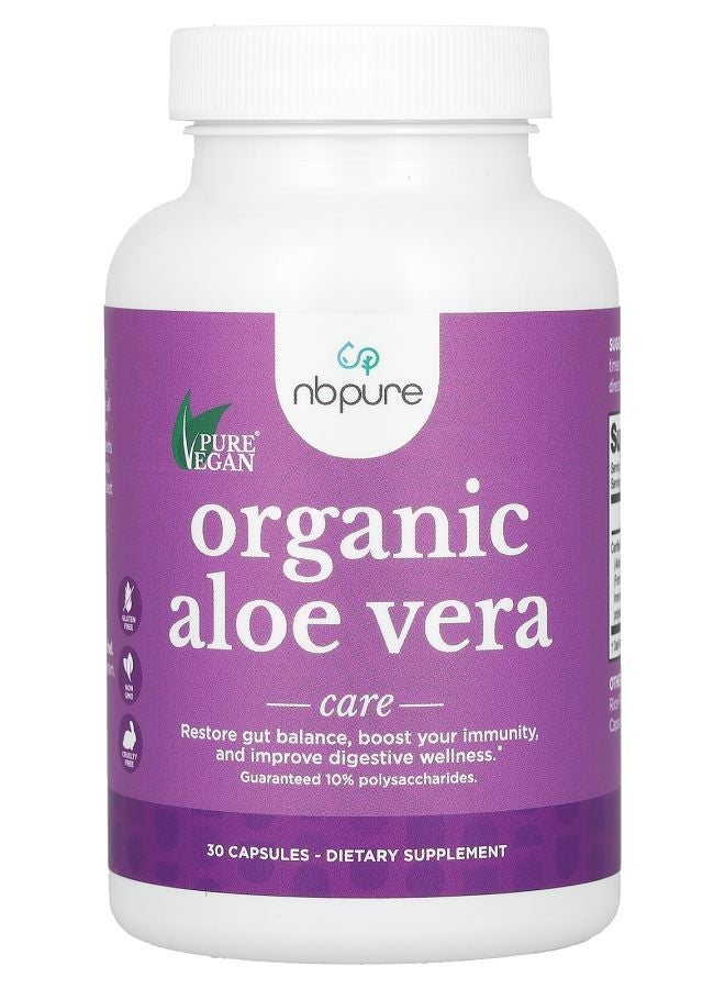 nbpure Organic Aloe Vera 30 Capsules