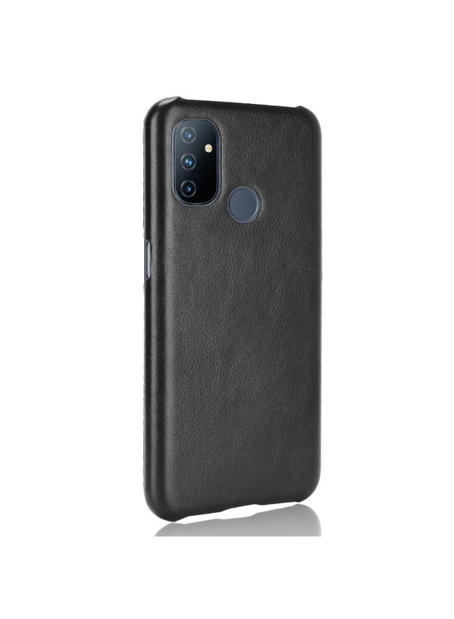 اس-توب جراب مقاوم للصدمات لهاتف OnePlus Nord N100 مصنوع من مادة الليتشي PC + PU - Image 3