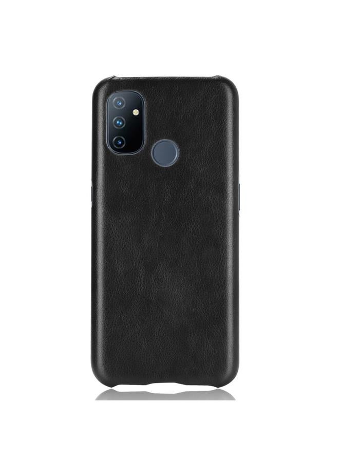 اس-توب جراب مقاوم للصدمات لهاتف OnePlus Nord N100 مصنوع من مادة الليتشي PC + PU - Image 2