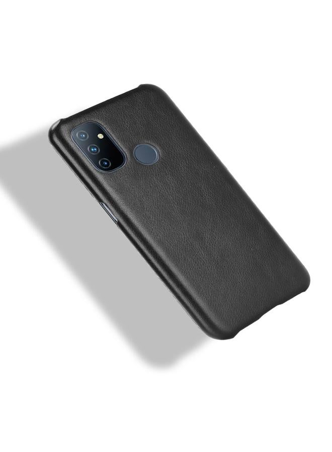 اس-توب جراب مقاوم للصدمات لهاتف OnePlus Nord N100 مصنوع من مادة الليتشي PC + PU - Image 4