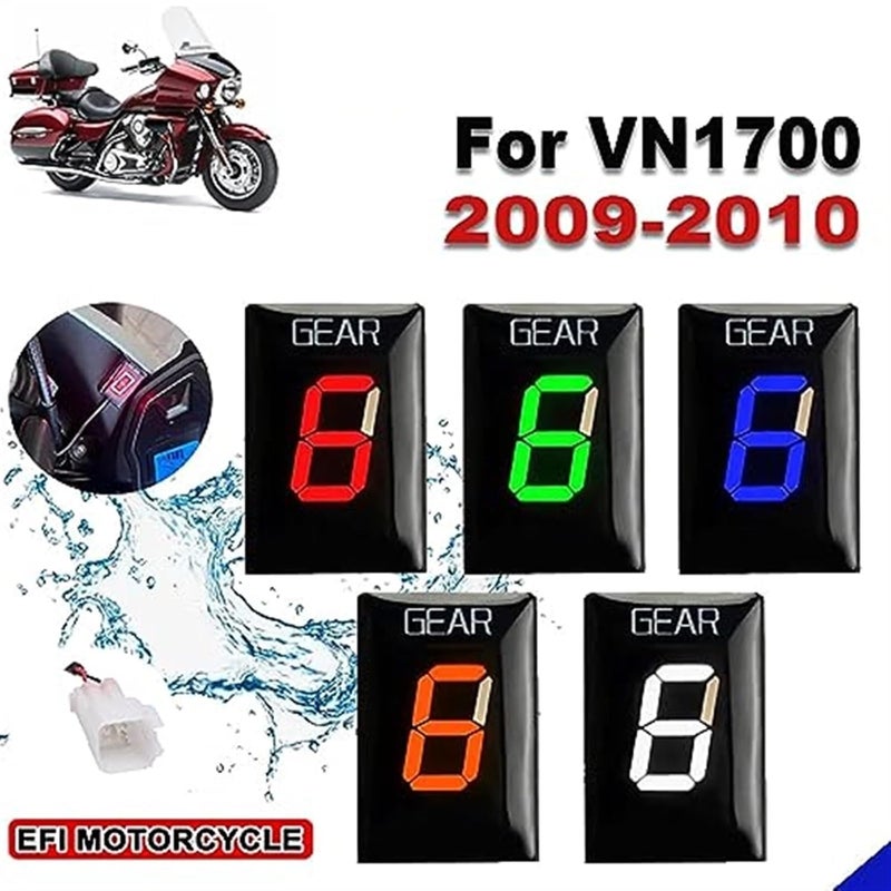 Wivplex 1-6 Gear Display Indicator for Kawasaki VN1700 - Image 3