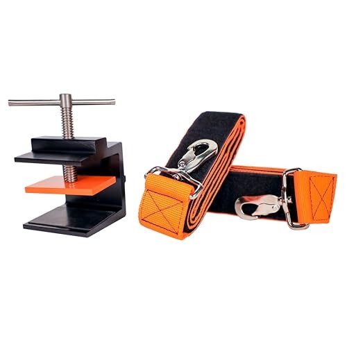 Guardian Fall Protection Guardian 10808 Ladder Stability Anchor | Includes Two 4 Foot Straps | OSHA Compliant | Aluminum | Black - Image 4