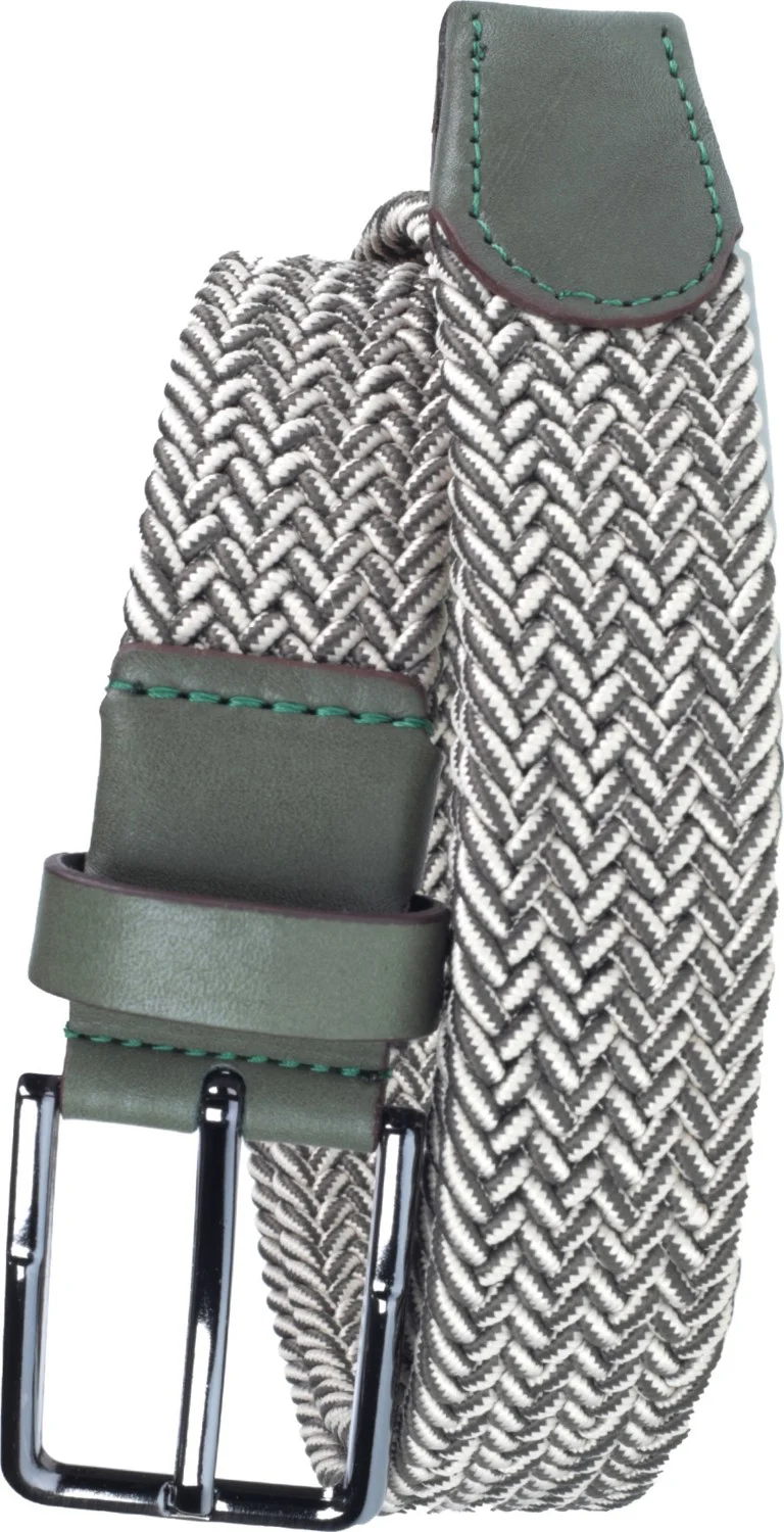 ديريبوند Woven Braided Men's Belt with Elastic, Stretch Features