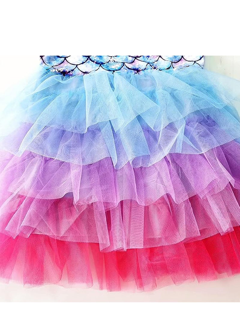 GROWSTEADY فساتين الفتيات لحفلات ملابس الأطفال الصيفية بأكمام قصيرة - Image 2