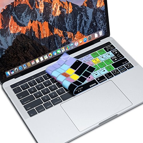 XSKN Final Cut Pro X 10 English Shortcut Keyboard Cover Skin for Touch Bar Models MacBook Pro 13 inch (A1706 A1989 A2159) MacBook Pro 15 inch (A1707 A1990) US & EU Versions - Image 5