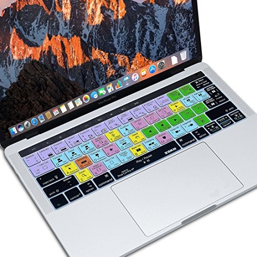 XSKN Final Cut Pro X 10 English Shortcut Keyboard Cover Skin for Touch Bar Models MacBook Pro 13 inch (A1706 A1989 A2159) MacBook Pro 15 inch (A1707 A1990) US & EU Versions - Image 4