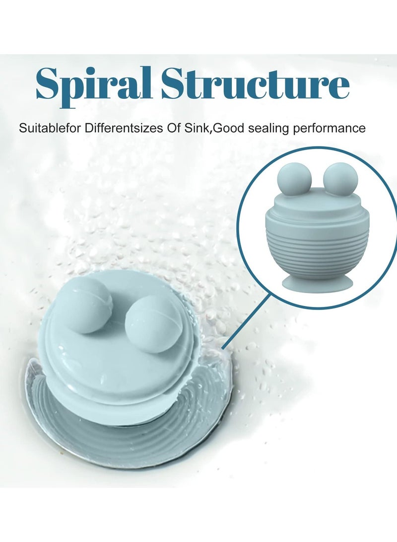 Bathtub Stopper, 2 Pcs Universal Silica Gel Drain Stopper, Drain Stopper Plugs for Kitchen, Bathtub, and Sink Drains  - Image 5
