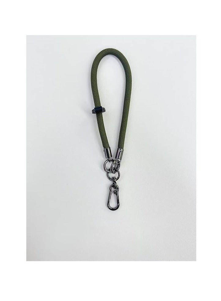 Premium Wrist Strap Cell Phone Lanyard anti theft, Soft Nylon Thick Rope, Phone Hand Strap With Phone Patch Compatible with Phone, Airpods, Purse, Keychain and More 20 Cm  - Image 1