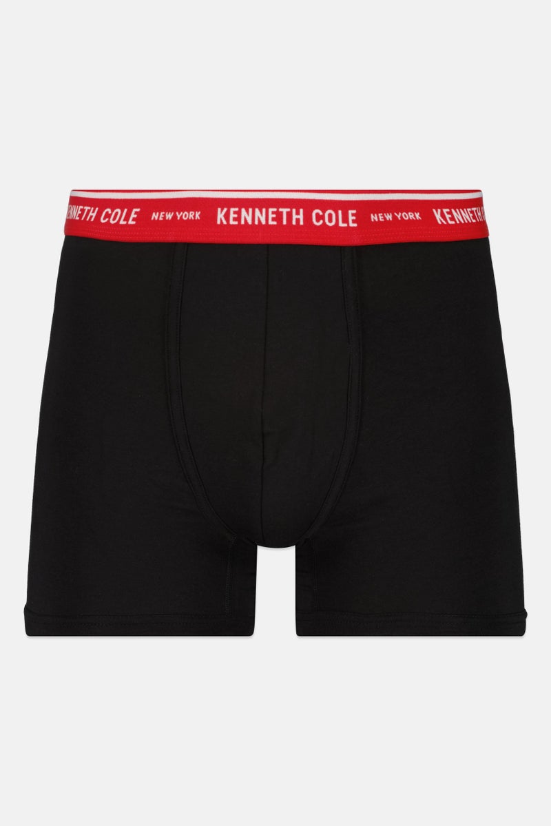 Kenneth Cole Men 2 Pack Brand Logo Trunks, Multicolor - Image 3
