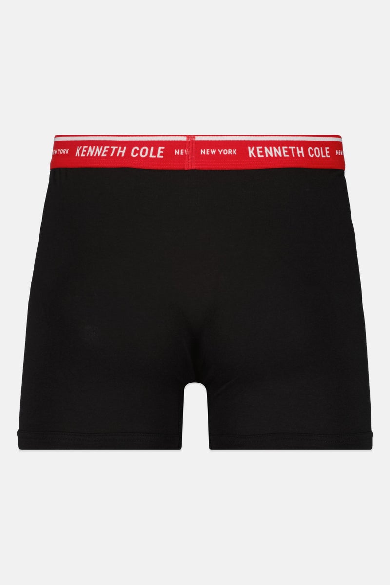 Kenneth Cole Men 2 Pack Brand Logo Trunks, Multicolor - Image 2