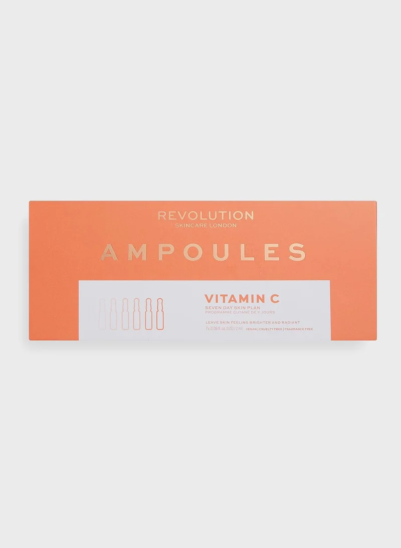 REVOLUTION Revolution Skincare Vitamin C 7 Day Brightening Skin Plan Ampoules