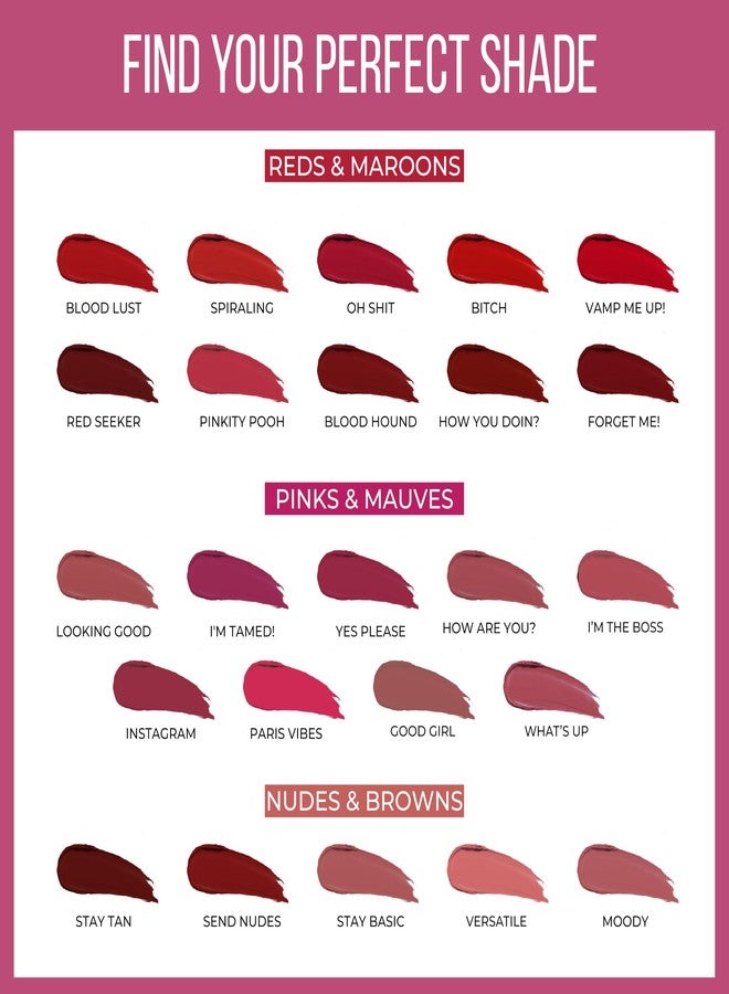 INSIGHT 24 Hrs Non-Transfer Matte Lipstick | Lightweight, Highly Pigmented, Long Wear | Kiss Proof & Smudge Proof | With Vitamin E & Jojoba Oil | Vegan, Toxin Free | Shade - 12 Stay Tan (3g) - Image 5