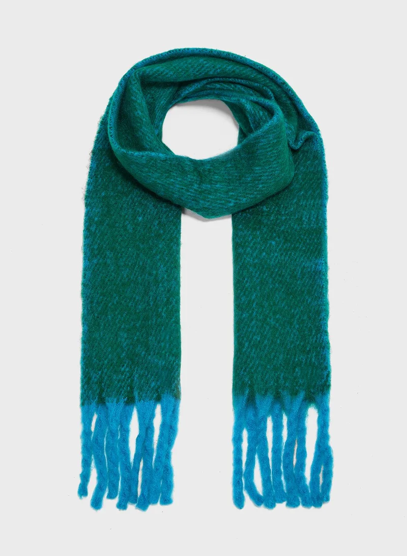 TOPSHOP Two Tone Heavy Scarf