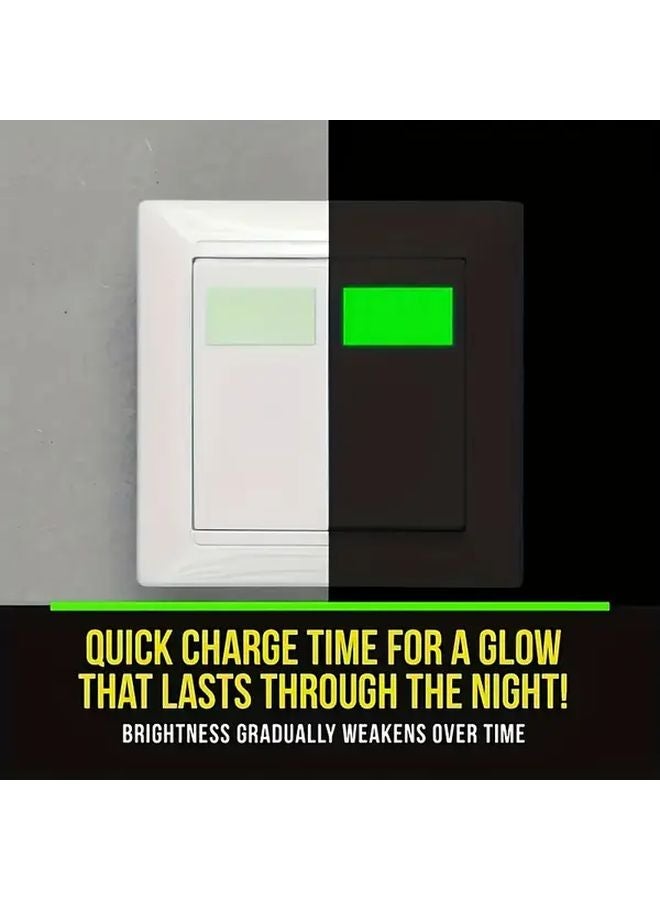 Glow In The Dark Safety Tape 0 79in x 118 11in Neon Green Purple Reflective Adhesive - Image 3