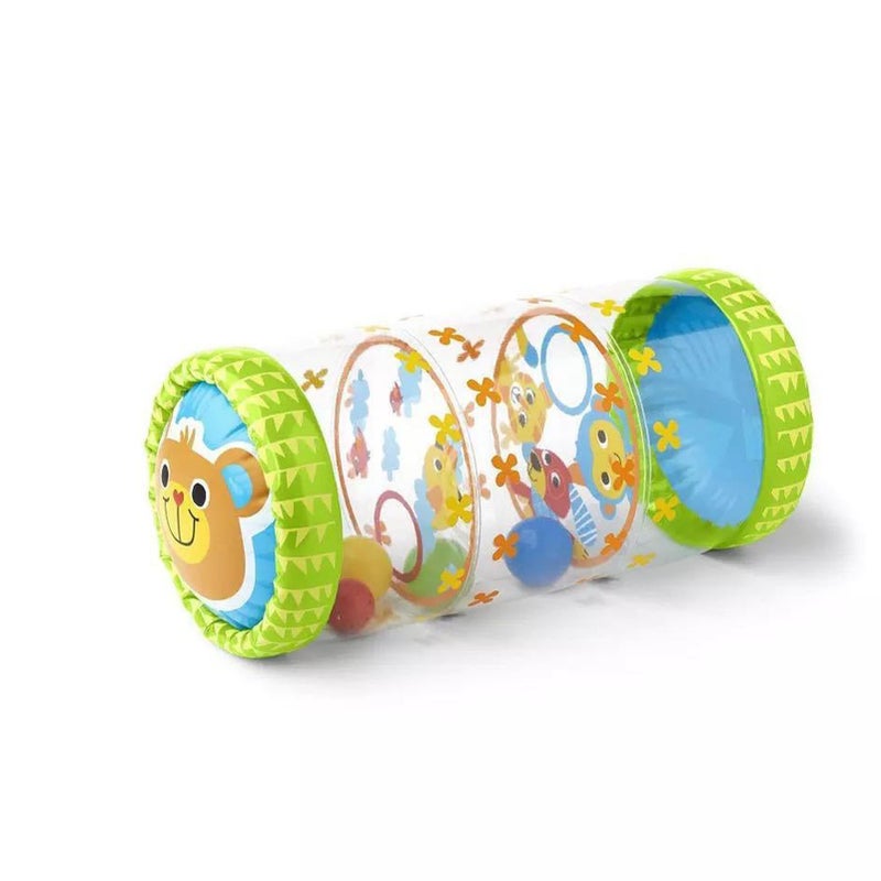 Baby Crawling Roller: Inflatable PVC - Wear Resistant with Built-in Balls and Bells - Early Development Toy for Infants 3 to 36 Months - Image 3