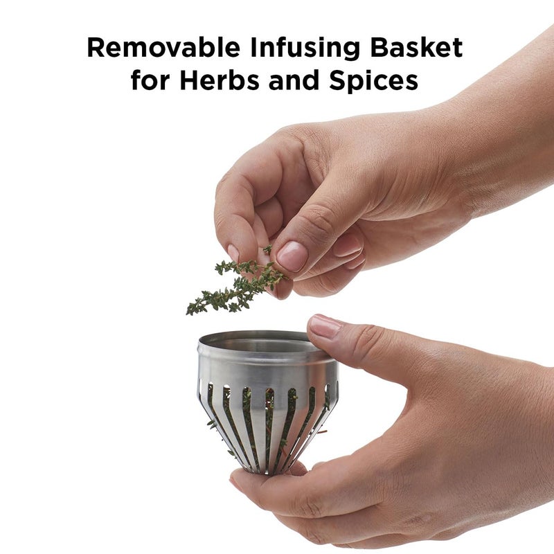 Rabbit Liquor Infusing Decanter | 20 oz Alcohol and Spirits Infuser Kit with Integrated Filter Basket | Perfect for Custom Cocktails and Gifts - Image 3