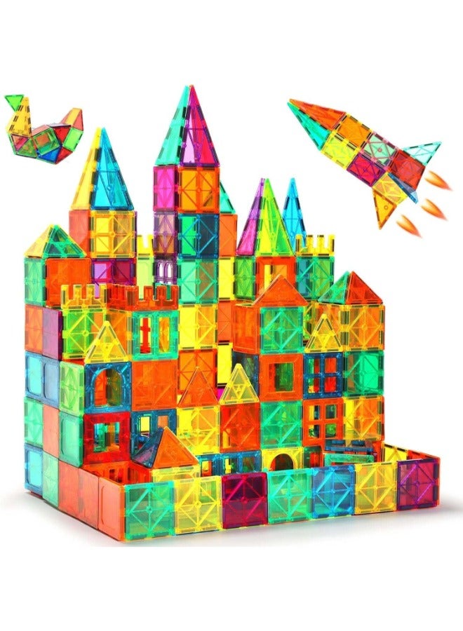 Strong 3D Magnet Blocks for Kids 100pcs Magnetic Building Tiles Set, Educational STEM Toy - Birthday Gifts - Creativity and Imagination - Construction Play - Early Learning Brain Development - Image 1