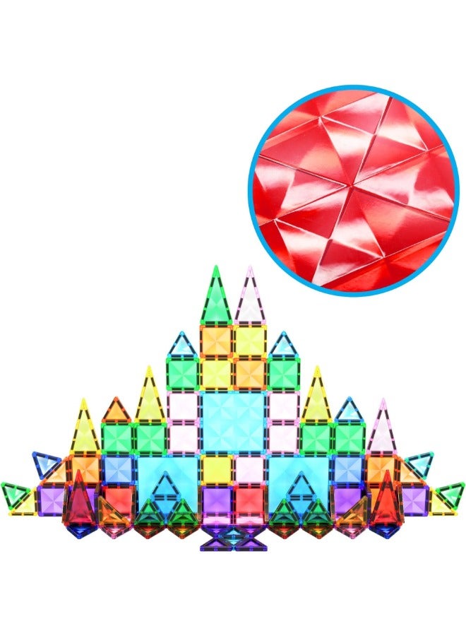 Strong 3D Magnet Blocks for Kids 100pcs Magnetic Building Tiles Set, Educational STEM Toy - Birthday Gifts - Creativity and Imagination - Construction Play - Early Learning Brain Development - Image 4