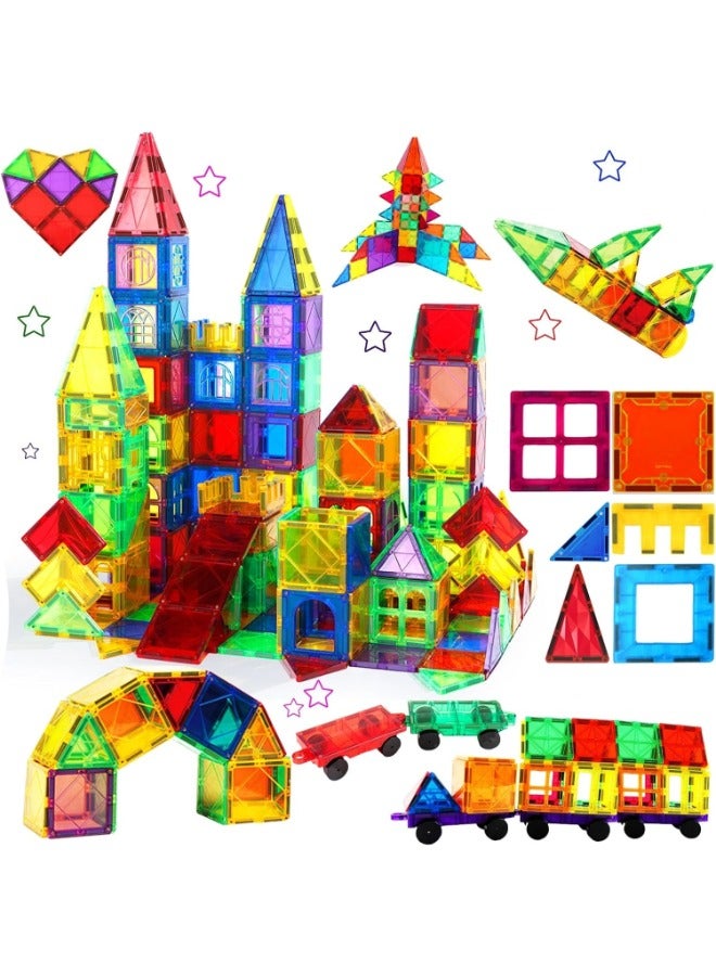 Strong 3D Magnet Blocks for Kids 100pcs Magnetic Building Tiles Set, Educational STEM Toy - Birthday Gifts - Creativity and Imagination - Construction Play - Early Learning Brain Development - Image 5