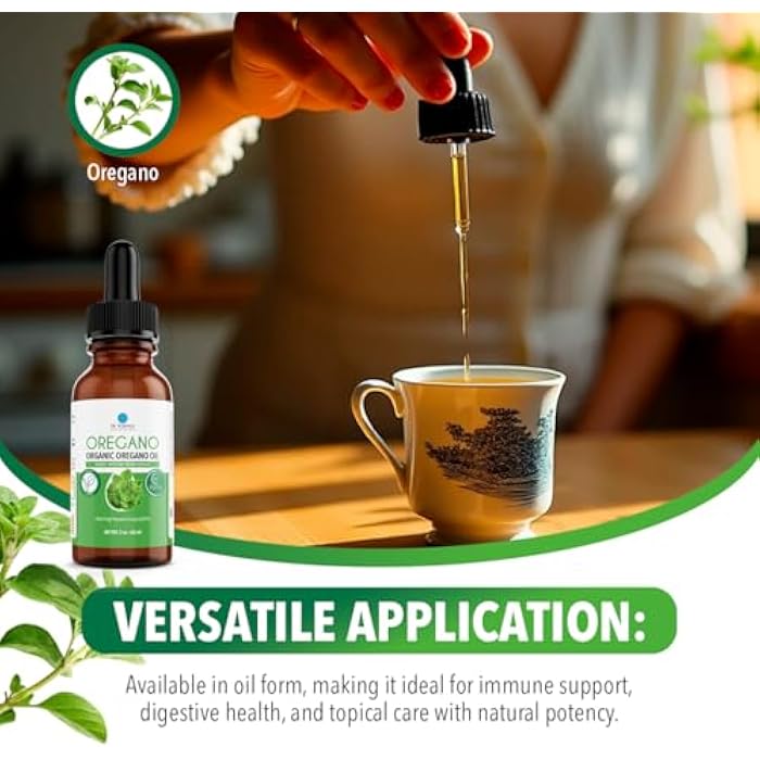 Dr. Robaina Organic Oil of Oregano Drops 87% Carvacrol – Wild Greek Oregano (Hirtum) Cold-Pressed in EVOO – 432 Servings – Immune & Digestive Support – Alcohol-Free, Vegan, Non-GMO - Image 5