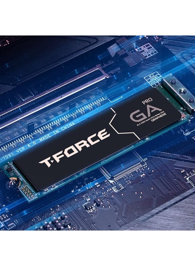 تيم جروب T-Force GA PRO 1TB SSD Graphene Heatsink DRAM SLC Cache 3D TLC NAND NVMe InnoGrit PCIe Gen5x4 M.2 Read/Write 10,000/8,500 MB/s TM8FFJ001T0C129 - Image 3