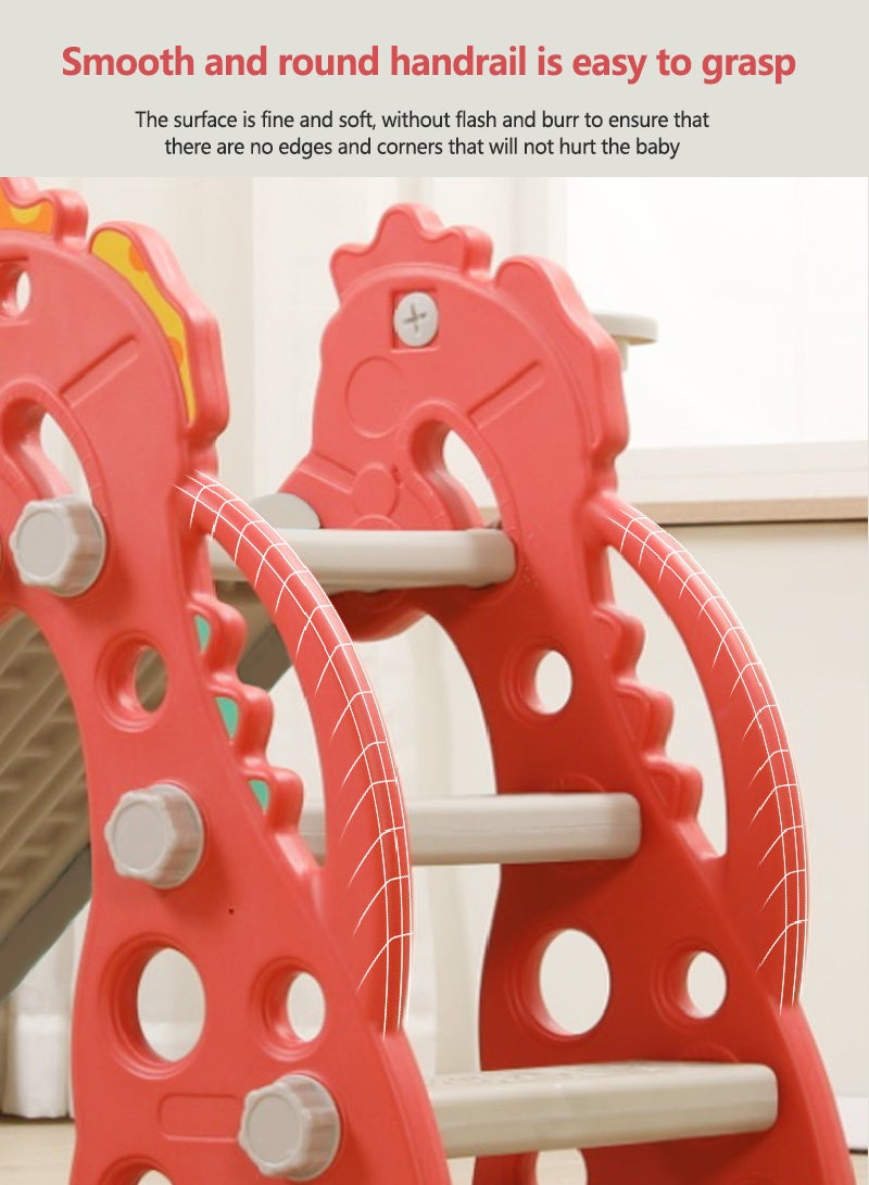 Sharpdo 2 in 1 Children's Slide Kids Slide with Basketball Hoop Indoor Home Multi-Function Combination Folding Toys Baby Slide For Boys and Girls - Image 4