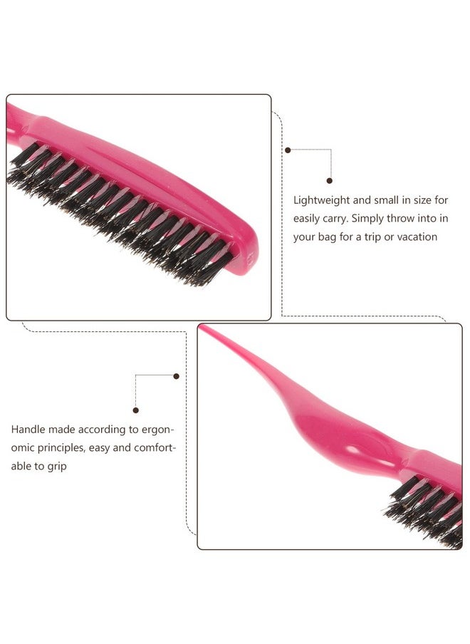 minkissy - Wig Brush For Synthetic Wigs Brush For Teasing Bristle Salon Hairbrush Teaser Brush Natural Hair Brush Bristle Teasing Brush Ladies Hairbrush Hair Styling Modeling Miss Bristles - Image 1