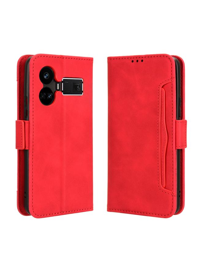 S-TOP Case For Realme GT5 5G Skin Feel Calf Texture Card Slots Leather Phone Case - Image 2