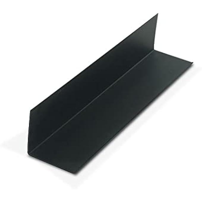 PLASTICS 1940-BK BLACK 1-1/2 INCH X 1-1/2 INCH X 3/64 (.047) INCH THICK STYRENE PLASTIC EVEN LEG ANGLE MOULDING 36 INCH LENGTHS (PACK OF 4) - Image 1