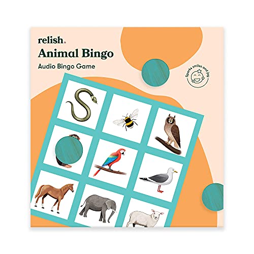 Relish Animal Bingo Game  Alzheimers Products  Dementia Activities Dementia Games  Gifts for Seniors and Elderly - Image 1