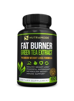 NUTRAMODE Premium Green Tea Extract Fat Burner Supplement with EGCG-Natural Appetite Suppressant-Healthy Weight Loss Diet Pills That Work Fast for Women and Men-Detox Metabolism Booster to Burn Belly Fat Fast  - Image 1