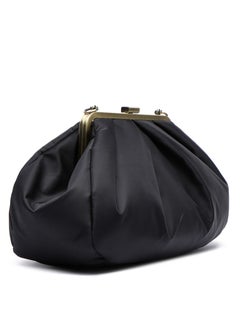 Anni Teriani Black Clutch with printed shoulder strap  - Image 2