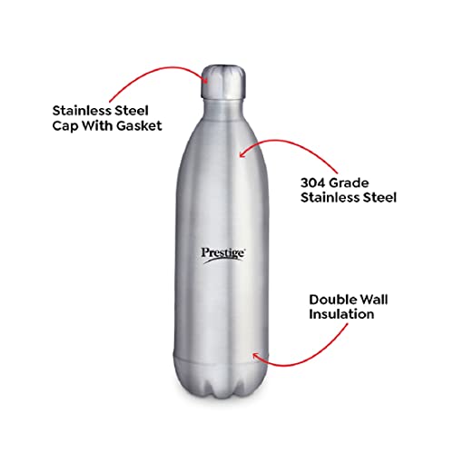 Prestige Thermopro Vacuum PWSL 3 Water Bottle 750ml, Silver - Image 5