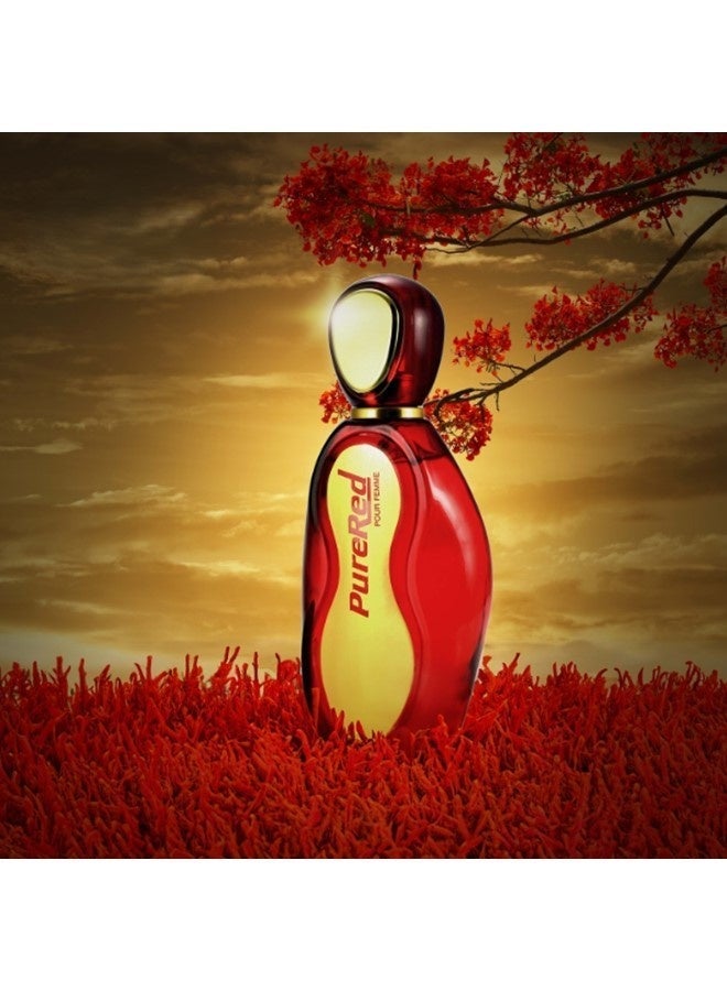 Chris Adams Pure Red Eau De Parfum 100ML – Bold, Passionate & Irresistibly Captivating Fragrance - Image 3