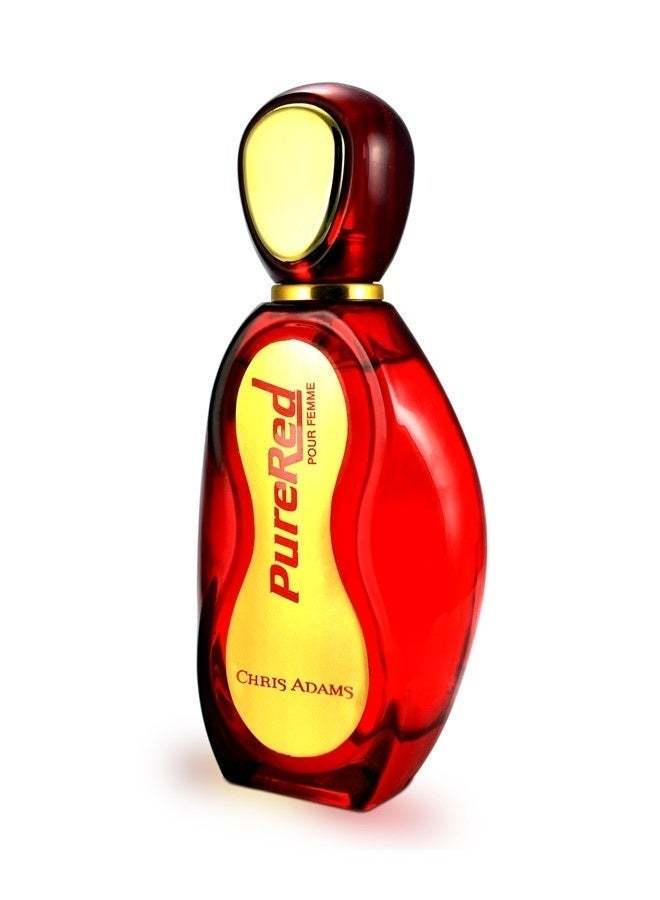 Chris Adams Pure Red Eau De Parfum 100ML – Bold, Passionate & Irresistibly Captivating Fragrance - Image 3