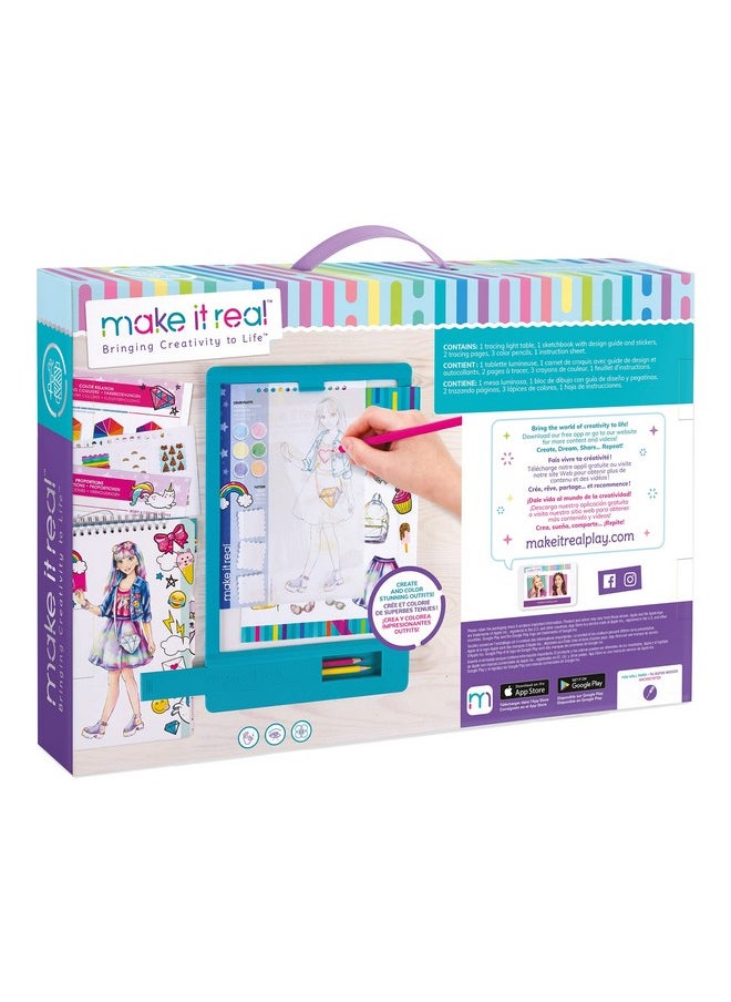 Make It Real Make It Real Fashion Design Tracing Light Table  - Image 2