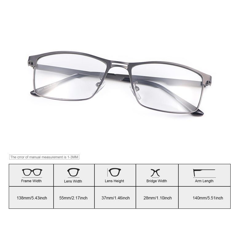 YIMI Photochromic Bifocal Reading Glasses UV Outdoor Sunglasses Computer Anti Blue Light Transition Eyeglasses for Men Women(Black, 1.00, multiplier_x) - Image 3