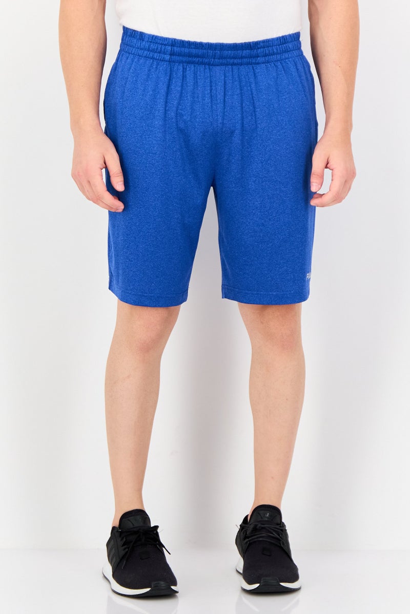 FILA Men Sportswear Fit Brand Logo Outdoor Shorts, Blue Heather - Image 1