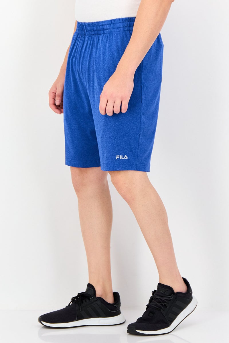FILA Men Sportswear Fit Brand Logo Outdoor Shorts, Blue Heather - Image 2