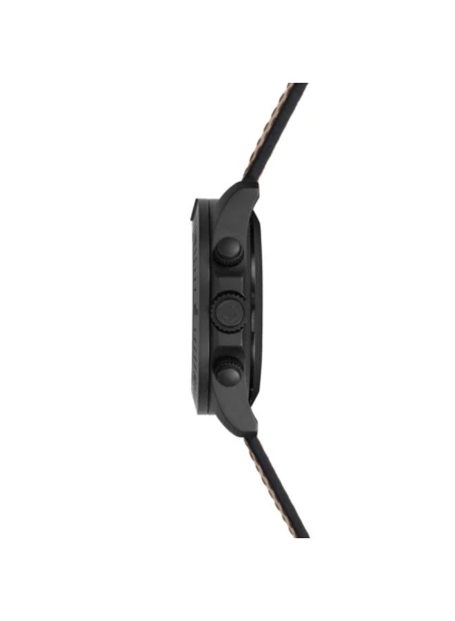 Al Fajr ساعة داون ديناميكية بنية سوداء - Image 2