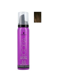 Schwarzkopf Schwarzkopf Professional Igora Expert Mousse 50 Light Brown Semipermanent 32 Ounce 