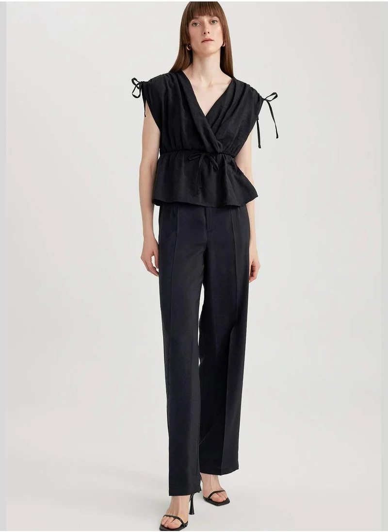 DeFacto Woman Wide Leg Woven Trousers