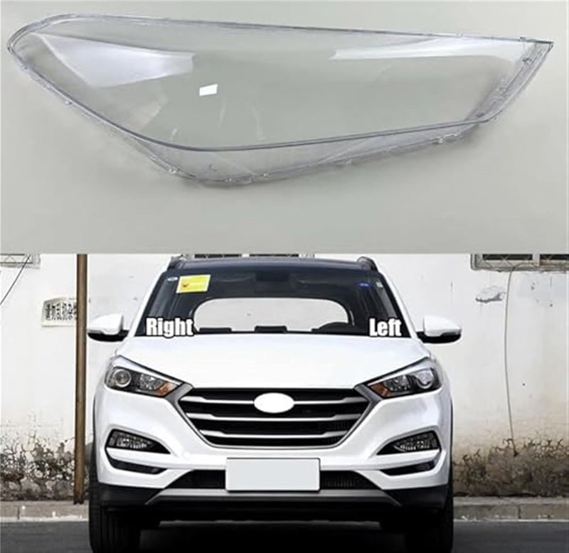 QASULER Headlight Glass Lens Cover for Hyundai Tucson - Image 3