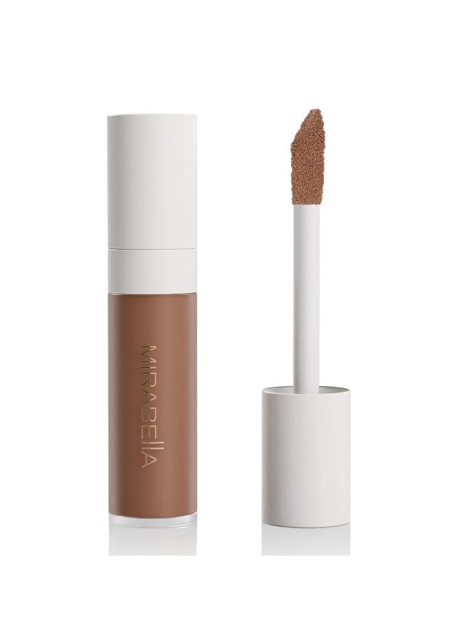 MIRABELLA Invincible for All Perfecting UnderEye Concealer FullCoverage Concealer for Dark Circles Blemishes Fine Lines Wrinkles Hydrating Makeup with Hyaluronic Acid Deep D210 - Image 2